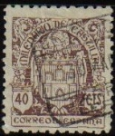 Stamps Spain -  ESPAÑA 1944 975 Sello Milenario de Castilla Armadura Escudo Castilla Usado