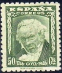 Sellos de Europa - Espa�a -  ESPAÑA 1946 1006 Sello Nuevo Centenario Nacimiento Goya