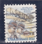 Stamps United States -  pioneros de la aviación