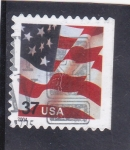 Stamps United States -  bandera estadounidense