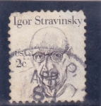 Stamps United States -  Igor Stravinsky