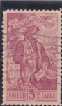 Stamps United States -  700 aniversario Dante