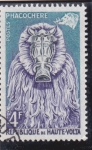 Stamps Burkina Faso -  máscara- jabalí