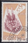 Stamps Burkina Faso -  máscara- cérvido