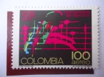 Sellos de America - Colombia -  Schütz Händel Bach - Permanencia del Barroco