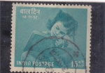 Stamps India -  niña