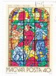 Stamps Hungary -  vidriera