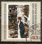 Stamps Germany -  Dresde Galería de Pinturas nuevos maestros,obras del pintor ruso y soviético Svechnikov(DDR).