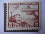 Stamps Chile -  Correo Aéreo-Chile