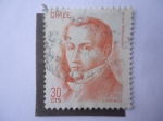 Stamps : America : Chile :  Diego Portales 1793-1837.