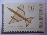 Sellos de America - Argentina -  República Argentina-Correo Aéreo