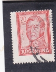 Stamps Argentina -  general José de san Martín