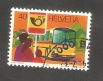 Stamps Switzerland -  1111 - Vehículo postal