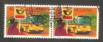 Stamps Switzerland -  1111 - Vehículo postal