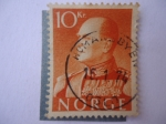 Sellos de Europa - Noruega -  King Olaf V de Noruega 1903-1991.
