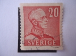 Sellos del Mundo : Europa : Suecia : Gustavo V. de Suecia. 1939