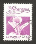 Sellos del Mundo : America : Nicaragua : 1260 - flor laella spec
