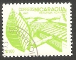Stamps Nicaragua -  1303 - Reforma agraria, tabaco