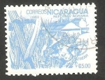 Stamps Nicaragua -  1306 - Reforma agraria, caña de azúcar