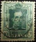 Stamps Spain -  King Alfonso XIII