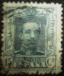 Stamps Spain -  King Alfonso XIII