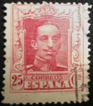 Stamps Spain -  King Alfonso XIII