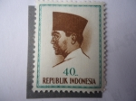 Stamps : Asia : Indonesia :  Sukarno.