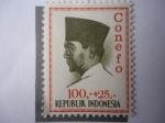 Sellos de Asia - Indonesia -  Sukarno.