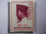 Sellos de Asia - Indonesia -  Sukarno.