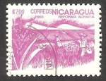 Sellos de America - Nicaragua -  1308 - Reforma agraria, sorgo