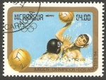 Stamps Nicaragua -  1071 - Olimpiadas Los Angeles 84