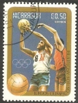Stamps Nicaragua -  1342 - Olimpiadas Los Angeles 84