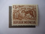 Sellos de Asia - Indonesia -  Kantjil.