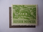 Stamps : Asia : Indonesia :  Trenggiling.