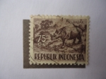 Stamps Indonesia -  Badak