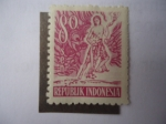 Stamps Indonesia -  Republik Indonesia. (S/I Nº 385)