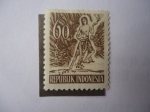 Stamps Indonesia -  Republik Indonesia. (S/I Nº 383)