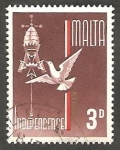 Stamps Malta -  295 - Independencia, Tiara pontificada