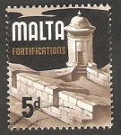 Stamps Malta -  414 - Fortificación
