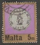Stamps : Europe : Malta :  443 - Moneda