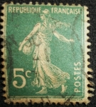 Stamps France -  Sembradora (Semeuse)