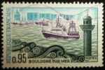 Stamps : Europe : France :  Boulogne Sur Mer Barcos