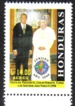 Stamps Honduras -  Jubileo 2000, Juan Pablo II, Peregrino de La Paz
