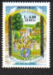 Stamps Honduras -  Jubileo 2000, Juan Pablo II, Peregrino de La Paz