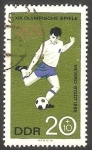Stamps Germany -  1102 - Olimpiadas de México, fútbol