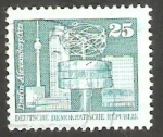 Stamps Germany -  1705 - Plaza Alexandre en Berlin