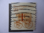 Stamps United States -  Vagón de Pan 1880s-