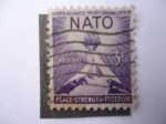 Stamps United States -  Otan - Peace-Strength-freedom.(Paz-Fuerza-Libertad)