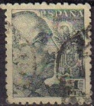 Stamps Spain -  ESPAÑA 1949 1056 Sello General Franco 1p Usado