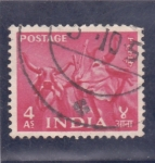 Stamps India -  ganado